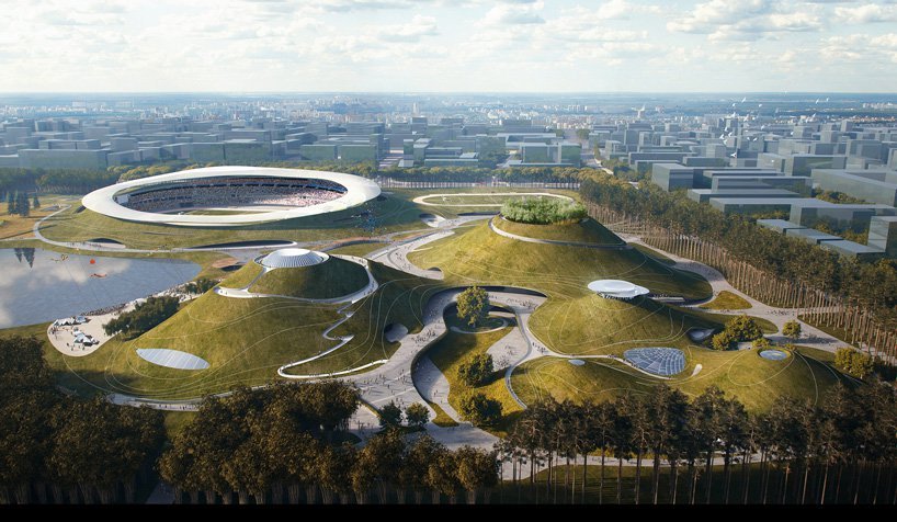 MAD Architects comienza la construcción del campus deportivo montañoso de Quzhou en China